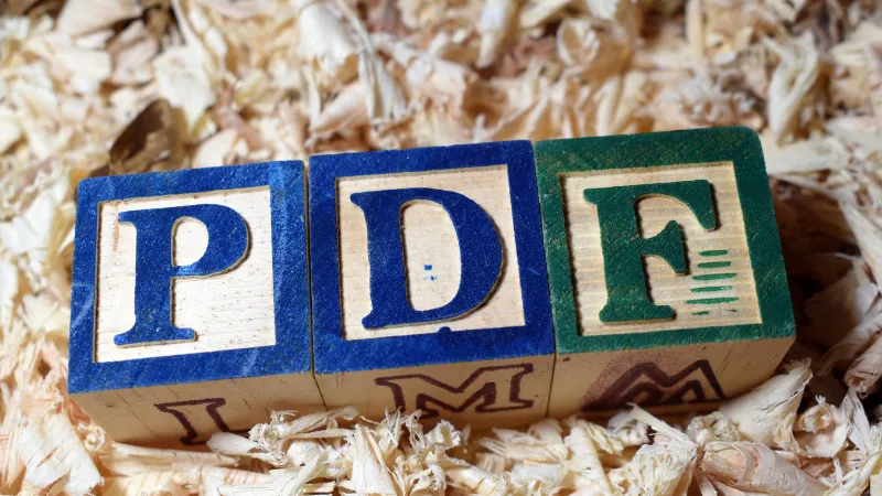 Archivo PDF usado como guía turística