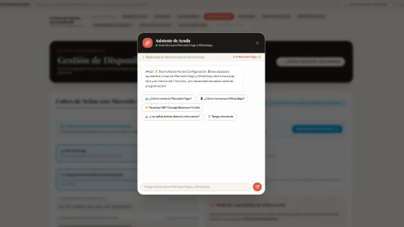 Ayuda adentro de la app