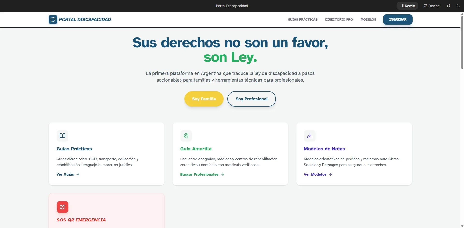 Portal Discapacidad