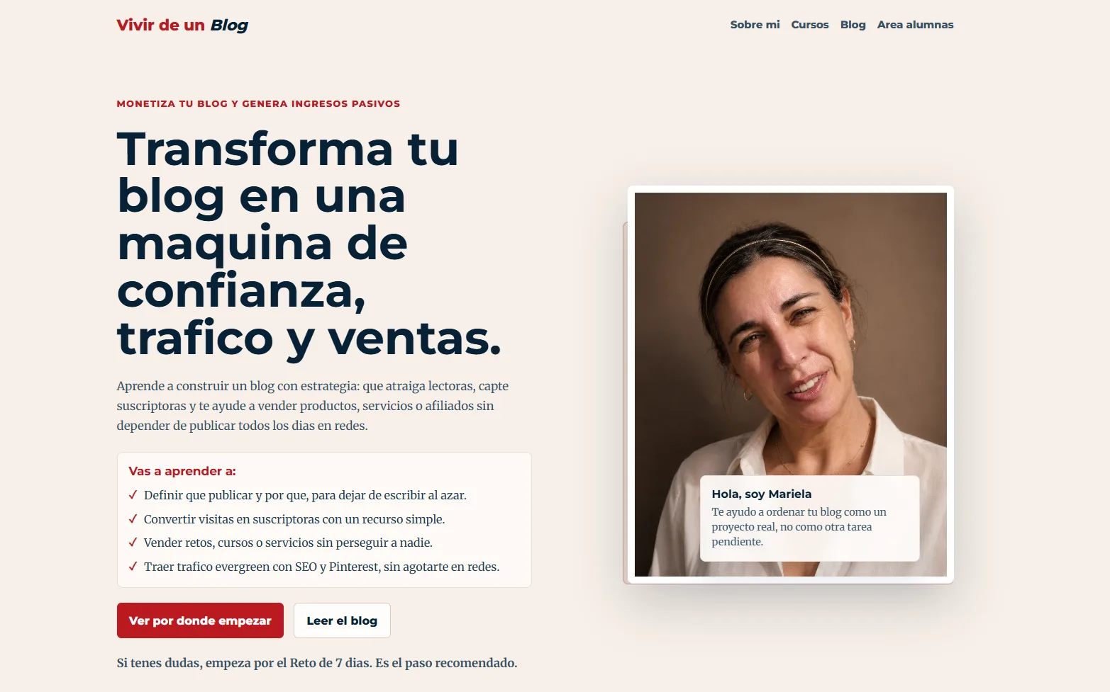 Vivir de un blog